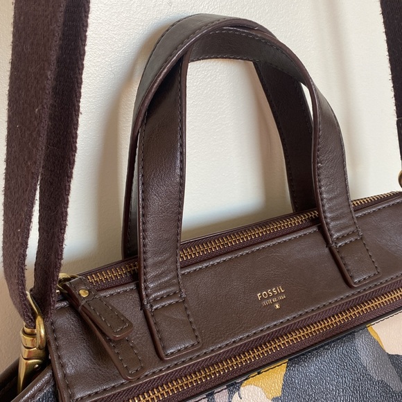 Fossil Tessa Satchel Floral Bag - Picture 5 of 15